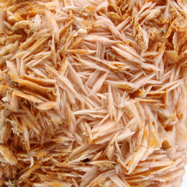 Barita naranja de Marruecos, cristalización auténtica.