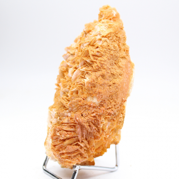 Cristales naturales de barita naranja marroquí