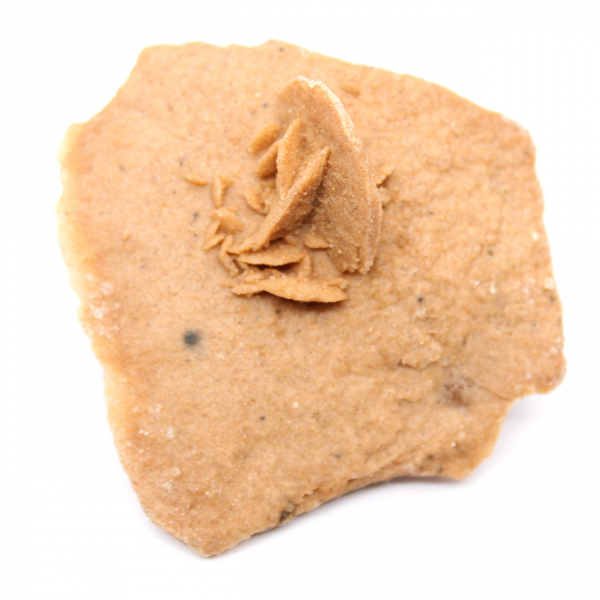 Pequeña Rosa del Desierto de Marruecos: fragmento geológico natural