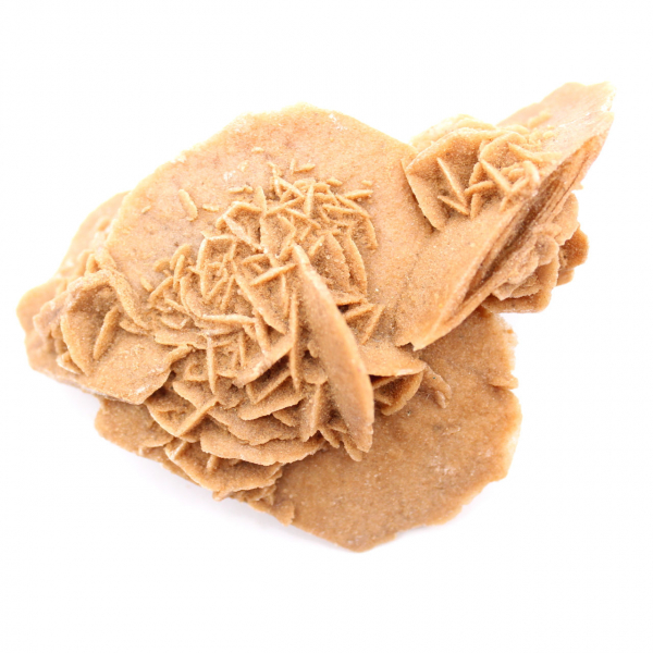 Rosa del desierto de Marruecos: cristal de yeso sustancial