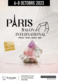 45ª Feria de Minerales de París (75) Cristales, Fósiles, Gemas y Joyas - Edición de Otoño
