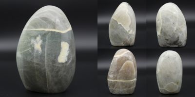 Pequeñas formas libres en piedra garnierita Madagascar collection febrero 2021