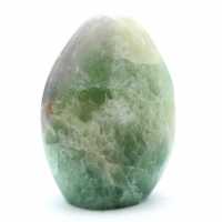 Piedra de fluorita verde de forma libre