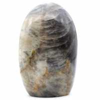 Piedra natural de piedra lunar negra microline