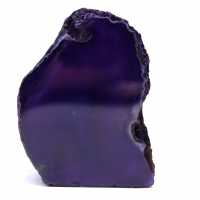 Ágata púrpura decorativa natural