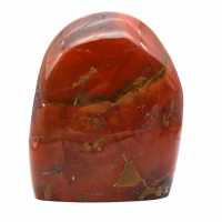 Roca de jaspe rojo natural