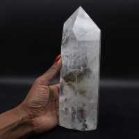 Prisma de cristal de roca pulido
