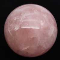 Esfera de cuarzo rosa