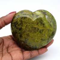 Corazón de ópalo verde