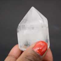 Prisma de cristal de roca con fantasma