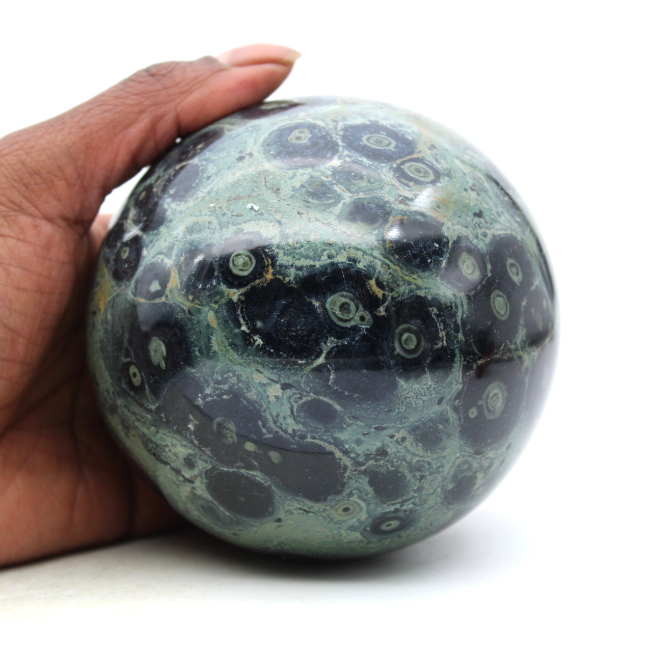 Esfera de jaspe de kambamba