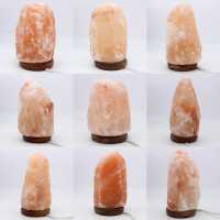 Lámpara de sal rosa del Himalaya