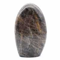 Piedra microclina negra pulida