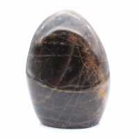 Roca microclina negra pulida