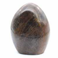 Piedra lunar negra natural