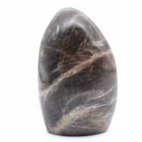 Piedra lunar negra natural