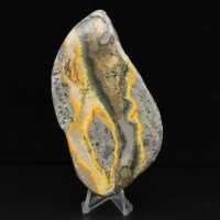 Jaspe abejorro pulido, ejemplar raro de Indonesia