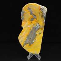 Adorno grande de abejorro de jaspe pulido