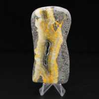 Piedra volcánica abejorro de jaspe liso