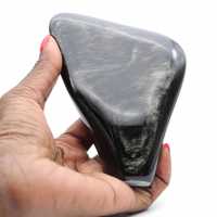 Obsidiana dorada de forma libre de México