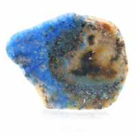Rebanada de azurita malaquita para colección mineral