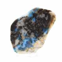 Rebanada auténtica de piedra de azurita malaquita para decoración