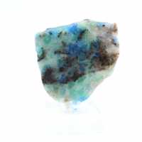 Rebanada auténtica de piedra de azurita malaquita para decoración