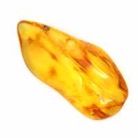 Ámbar amarillo de Lituania: guijarro natural, ejemplar de colección