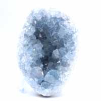 Bloque natural de celestita azul de Madagascar