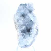 Ejemplar natural de celestita azul de Madagascar