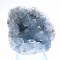 Geoda única de celestita azul de Madagascar