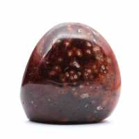 Cornalina de Madagascar pulida: pequeña piedra natural para coleccionar y decorar