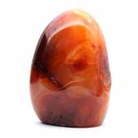 Piedra natural de cornalina pulida - Adorno decorativo para colección (Madagascar)