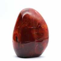 Microespécimen de cornalina pulida - Piedra natural decorativa (Madagascar)