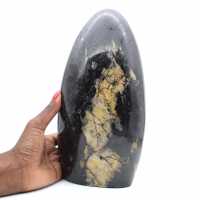 Turmalina pulida, adorno mineral coleccionable, pieza única, Madagascar