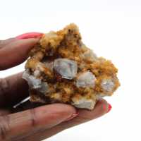 Ejemplar muy pequeño de fluorita: cristales verdes de Marruecos Ejemplar muy pequeño de fluorita: cristales verdes de Marruecos