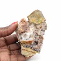 Fluorita marroquí en bruto: Cristales verdes naturales Fluorita marroquí en bruto: Cristales verdes naturales