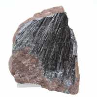 Pirolusita, roca compacta de colección Marruecos