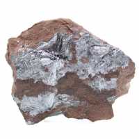 Gran pieza de colección de pirolusita cristalizada