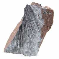 Adorno de cristal de pirolusita, piedra natural