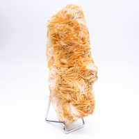 Cristalización natural de barita naranja marroquí