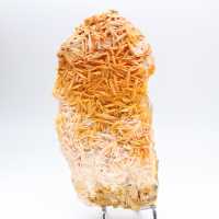 Cristales naturales de barita naranja de Marruecos