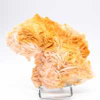 Cristalización de barita naranja marroquí fina