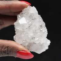 Cuarzo goethita en miniatura, ejemplar en bruto de Marruecos, 80 g