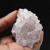 Pequeño cuarzo con goethita, roca de colección procedente de Marruecos