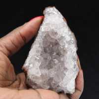 Drusas de cuarzo y goethita, piedra natural marroquí 225 g
