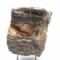 Ejemplar mineralógico: Turmalina negra en bruto de Madagascar