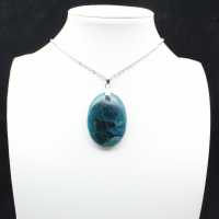 Colgante de apatita de Madagascar - Cristal natural denso