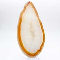 Ejemplar de ágata sedimentaria pulida