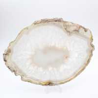 Rebanada de calcedonia bandeada